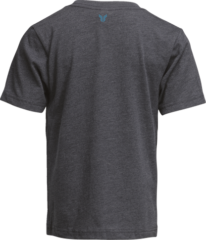 Youth THOR Brave T-Shirt in charcoal color, size XS, featuring bold Thor graphic design on the front.