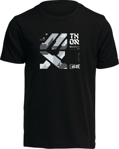 THOR, THOR Youth Forge T-Shirt - Black, Size Small - Part Number 3032-3853