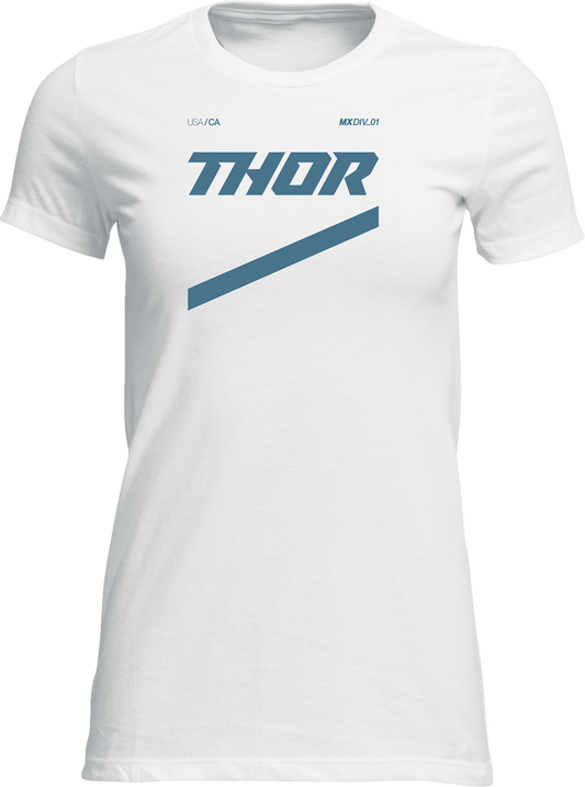 White THOR Women's Brave T-Shirt in XL, featuring a comfortable fit and bold graphic design.