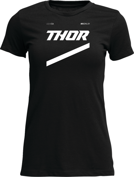 Black THOR Women's Brave T-Shirt in size XL, featuring bold thor graphic print on the front.