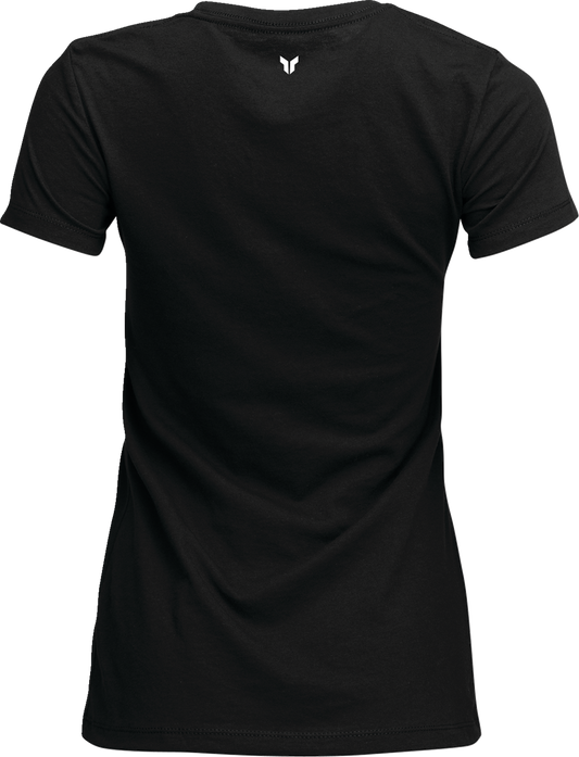 Black THOR Women's Brave T-Shirt in large size with Thor graphic design, casual and comfortable activewear.