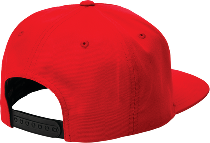 Red THOR Iconic hat featuring a 3D Thor logo, designed for fans and collectors, with adjustable fit and bold branding.