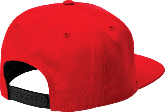 Red THOR Iconic hat featuring a 3D Thor logo, designed for fans and collectors, with adjustable fit and bold branding.