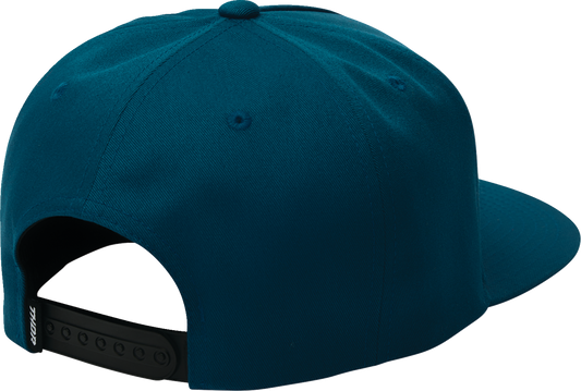 THOR Rogue Hat in slate blue, casual helmet with ventilation and adjustable strap, designed for motorcycle riding.