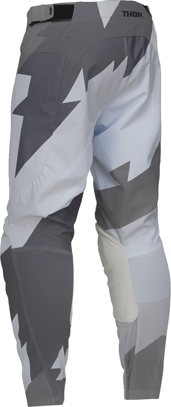 THOR, THOR Launchmode Brave Pants Black/Gray US 44 - Durable Race-Ready Motorcycle Pants with Ventilation and Comfort Features