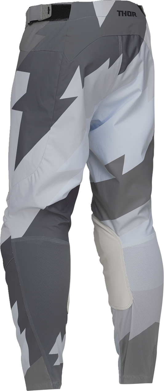 THOR, THOR Launchmode Brave Pants Black/Gray US 44 - Durable Race-Ready Motorcycle Pants with Ventilation and Comfort Features
