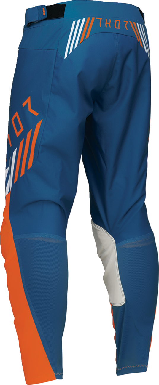 THOR, THOR Launchmode Zone Pants - Blue, US 34 - Durable Racing Gear with Ventilation and Comfort Features