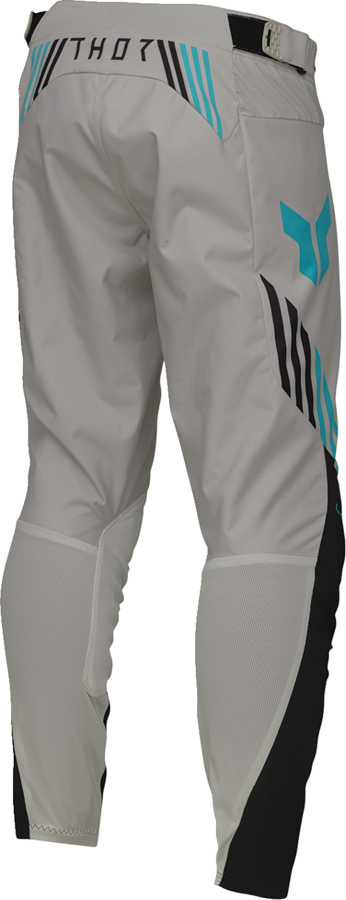 THOR Launchmode Zone Pants in sand color, US size 30, featuring durable fabric and ergonomic design for motocross riding.