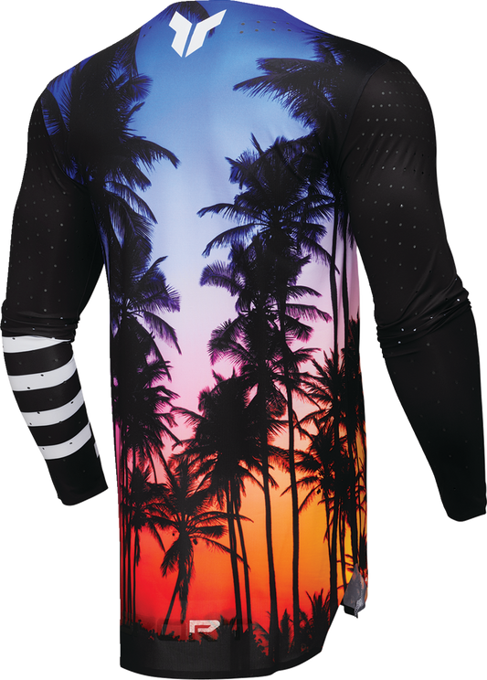 Black THOR Sportmode SD Jersey in XL size with bold branding and athletic fit, designed for motocross or sport riding.