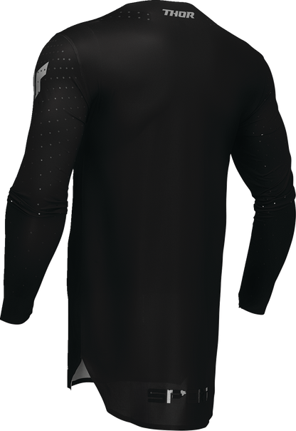 Black THOR Sportmode Brave motocross jersey in XL size, featuring lightweight, breathable fabric and bold branding for MX riding.