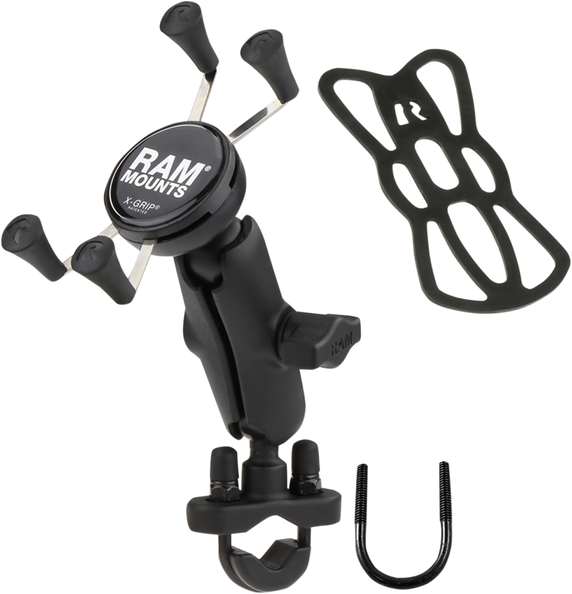 RAM MOUNTS X-Grip U-Bolt Mount Kit for engine applications, featuring durable clamps and mounting hardware by Bill's Exhausts.