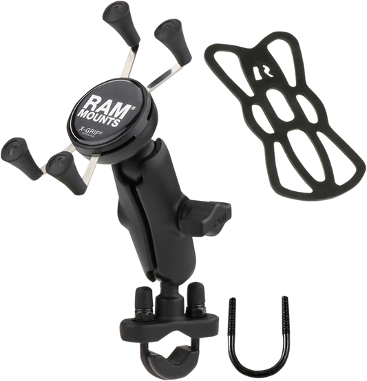 RAM MOUNTS X-Grip U-Bolt Mount Kit for engine applications, featuring durable clamps and mounting hardware by Bill's Exhausts.