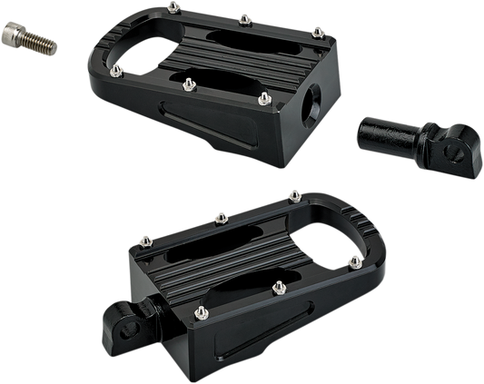 BILTWELL Punisher Footpeg - Black - XL 7006-203-01 - Howling Moto