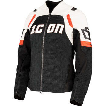 White ICON Women's Contra3™ Jacket in XL, featuring a sleek design with adjustable cuffs and a front zipper.