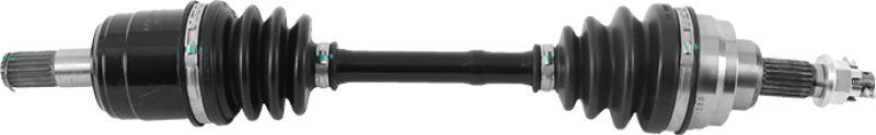 QuadBoss front left replacement axle for Honda TRX400FA FourTrax Rancher 4x4 ATV, showing the durable metal axle shaft.