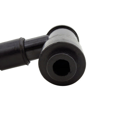 RM STATOR external ignition coil with spark plug cap, part RM06001, shown in close-up image with coil and wiring details.