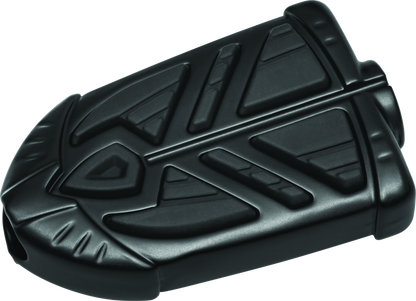Kuryakyn Spear Shift and Brake Pegs for Indian Motorcycles in black, featuring sleek spear design and durable metal construction.