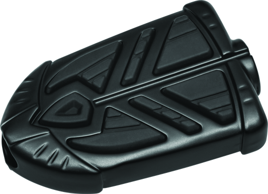 Kuryakyn Spear Shift and Brake Pegs for Indian Motorcycles in black, featuring sleek spear design and durable metal construction.
