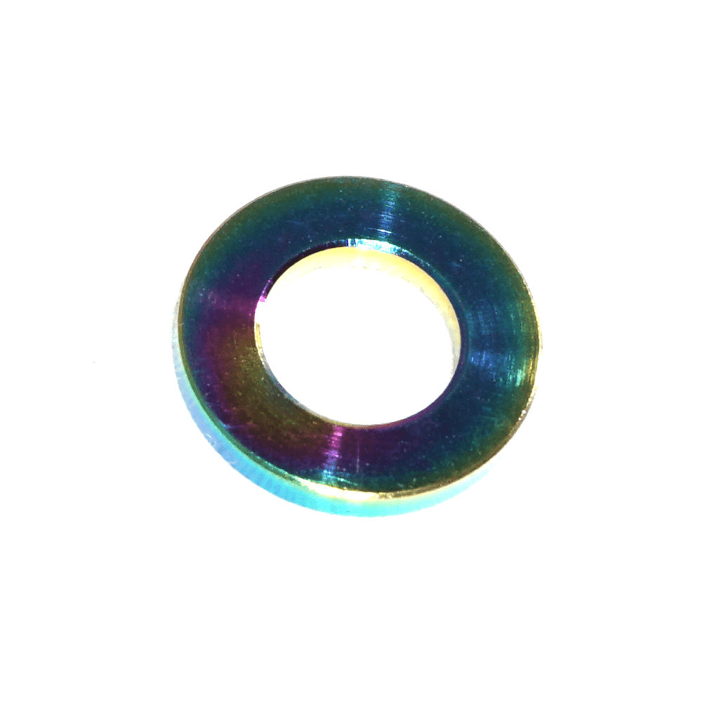ZSPEC M8 Metric Flat Washer, Titanium Grade-5, Per Each - Howling Moto