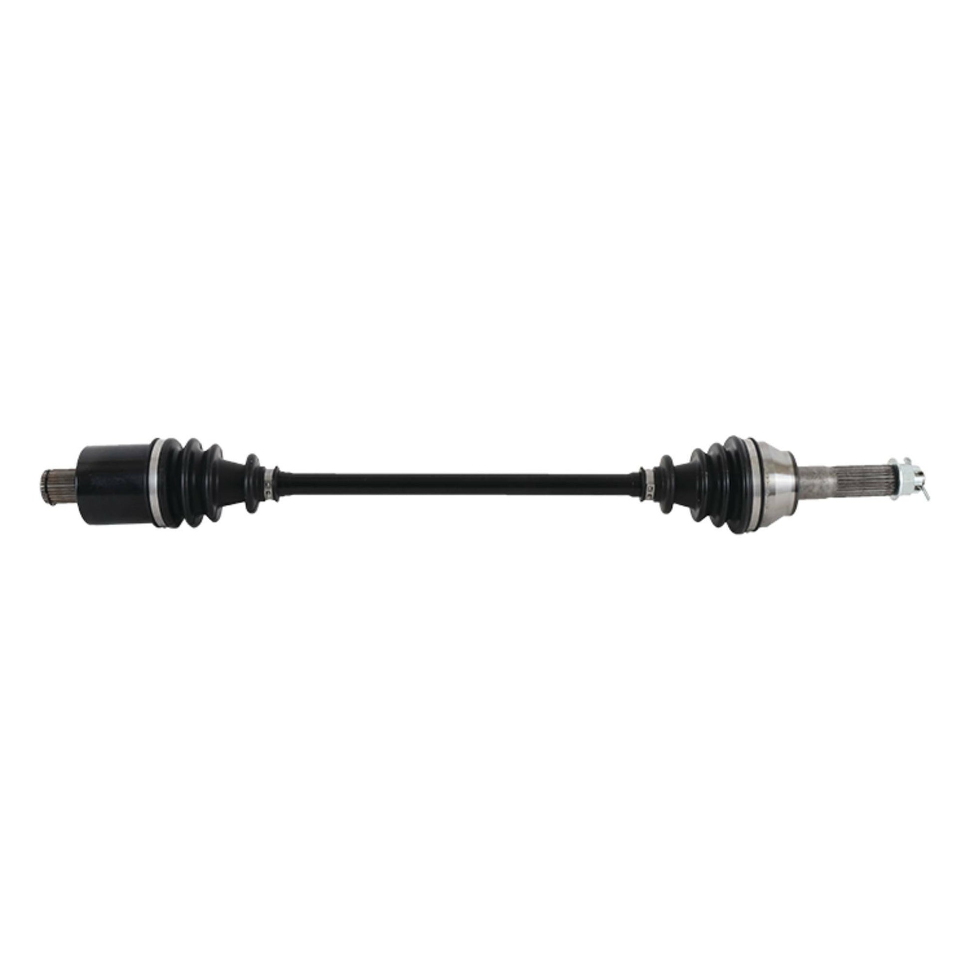 ALL BALLS OEM axle showing durable metal construction with precise fit, designed for reliable vehicle performance.