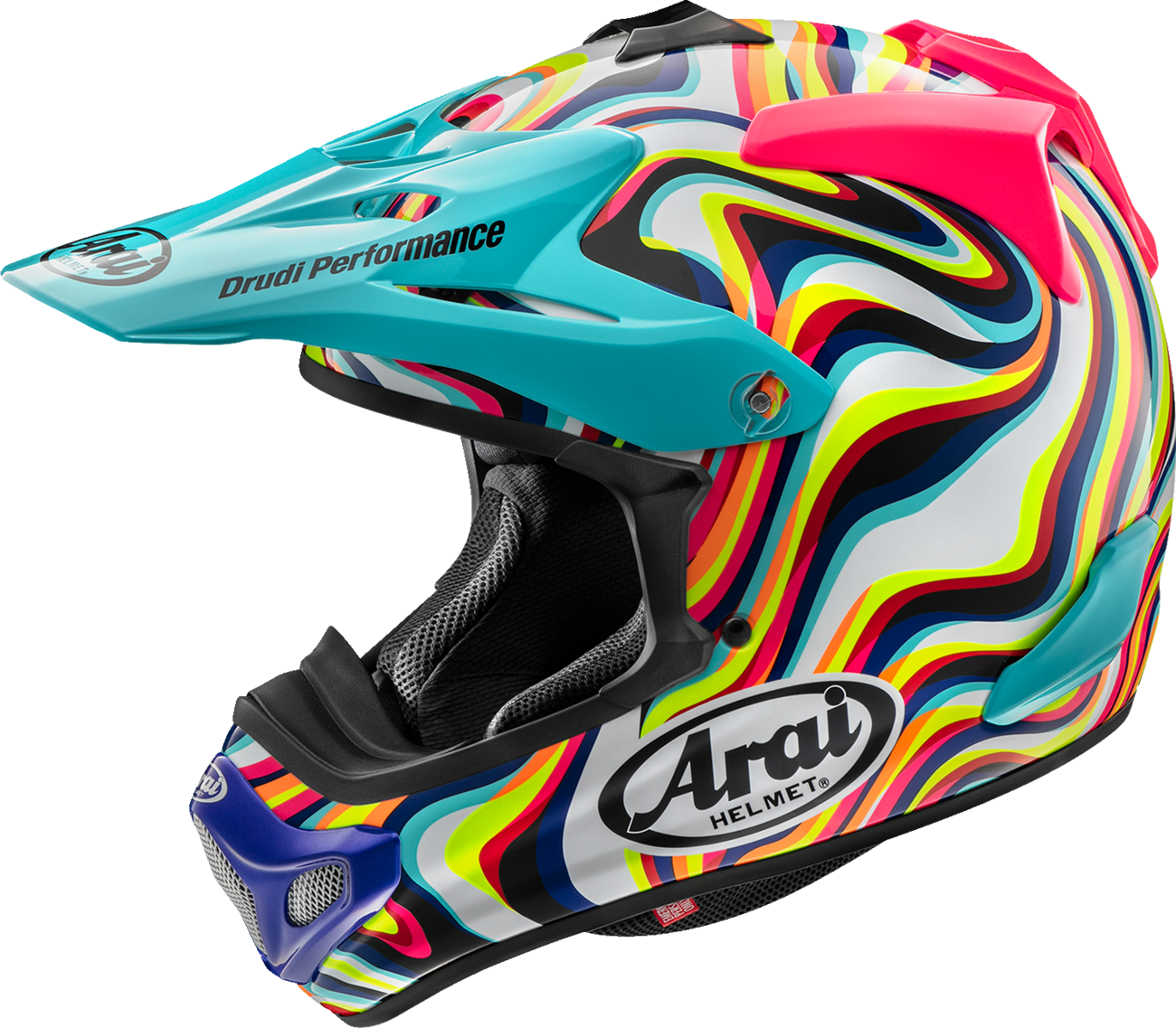 Arai Helmets VX-Pro4 Stream Pink small motorcycle helmet with advanced safety features and aerodynamic design.