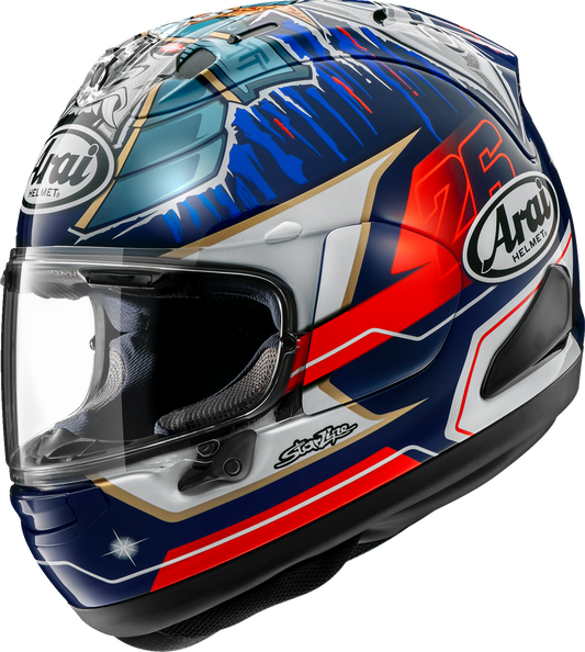 ARAÏ Helmets Corsair-X Dani Samurai-3 2XL motorcycle helmet with VAS shield mechanism and advanced safety features