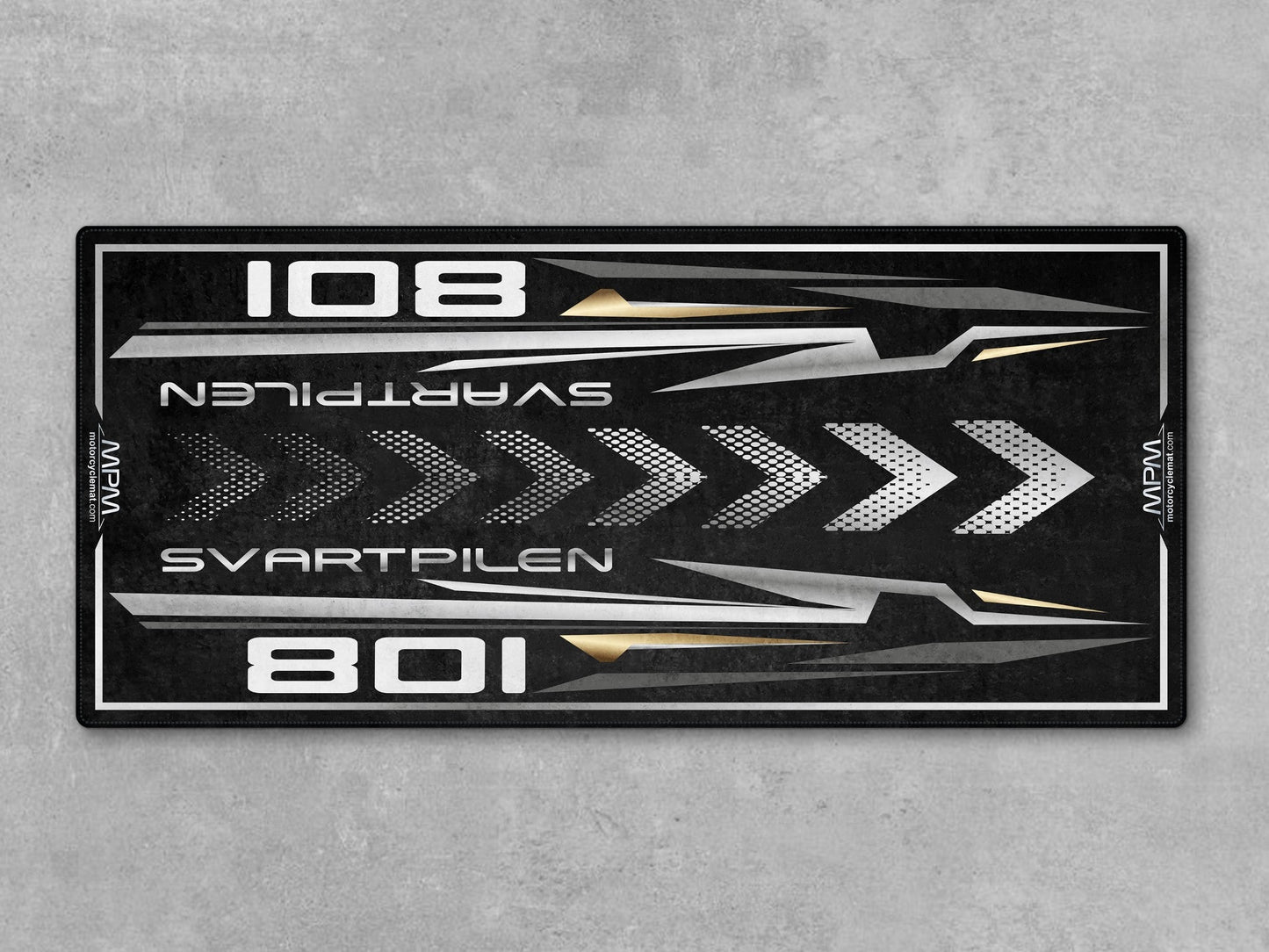 MPM Motorcycle Mat for Husqvarna Svartpilen 801 - MM4224 - Howling Moto