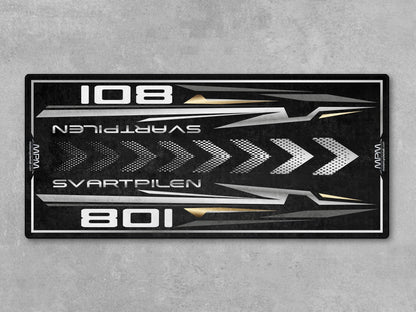 MPM Motorcycle Mat for Husqvarna Svartpilen 801 - MM4224 - Howling Moto