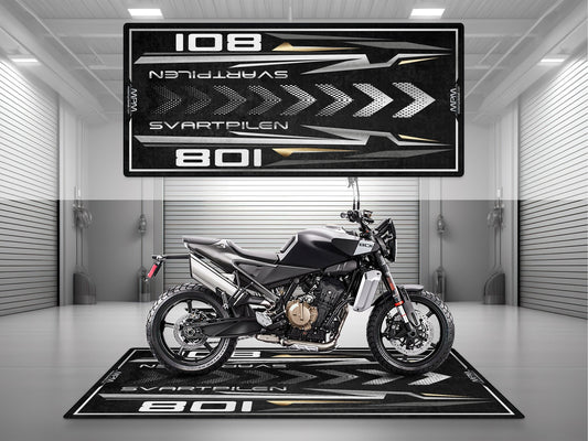 MPM Motorcycle Mat for Husqvarna Svartpilen 801 - MM4224 - Howling Moto