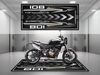 MPM Motorcycle Mat for Husqvarna Svartpilen 801 - MM4224 - Howling Moto