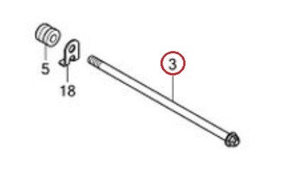 Honda Rear Axle Grom 2022+ - Howling Moto