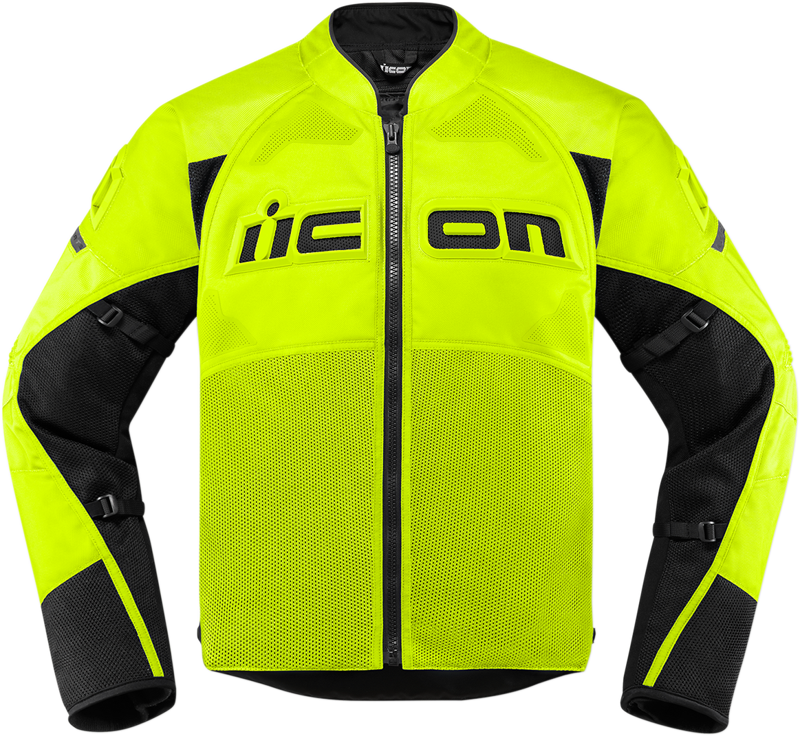 Bill's Exhausts ICON Contra2™ Hi-Viz jacket in 2XL, lightweight outdoor jacket with high visibility safety features.