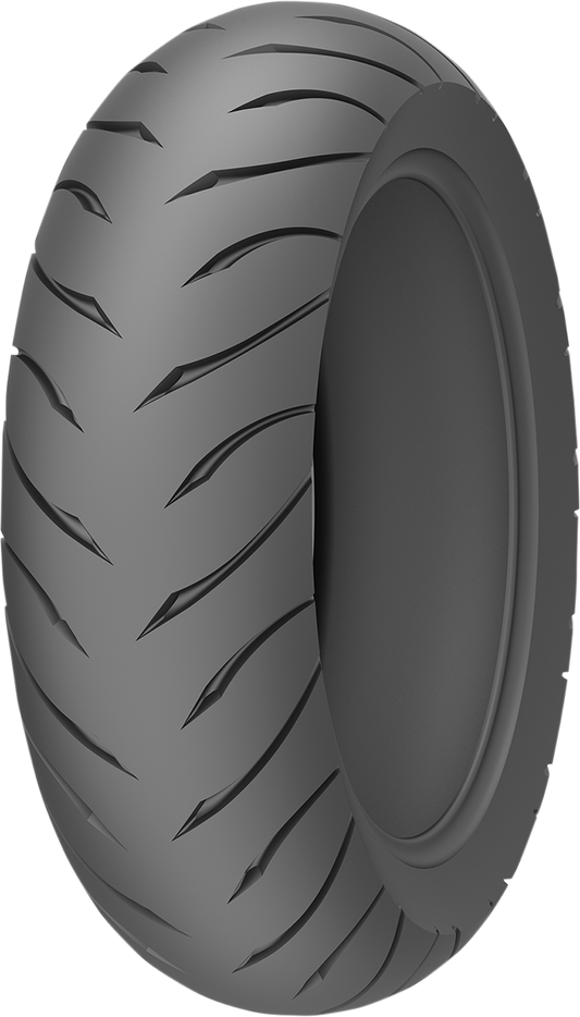 Kenda K6702 Cataclysm rear motorcycle tire 160/70B17 79H with rugged tread pattern for enhanced grip and durability.