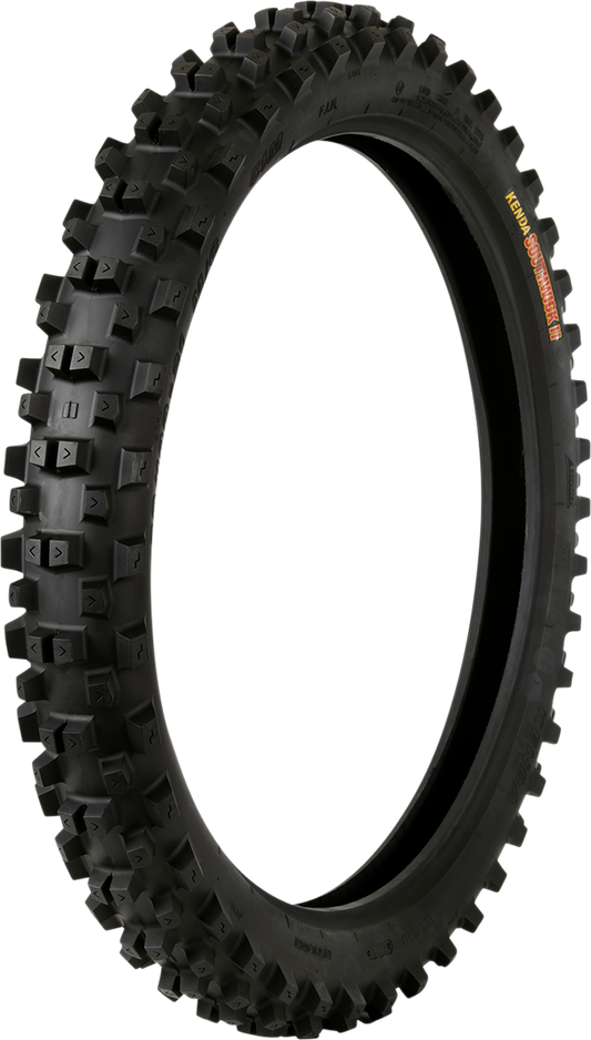 Kenda K780 Southwick II front tire 80/100-21 for sand and mud conditions, featuring rugged tread for off-road riding.