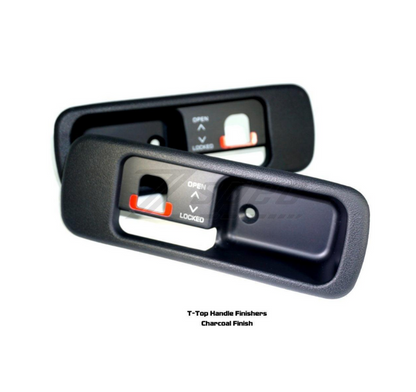 ZSPEC T-Top Handle Finisher Set for Nissan Z32 300zx w/NON-LOCKING T-tops - Howling Moto
