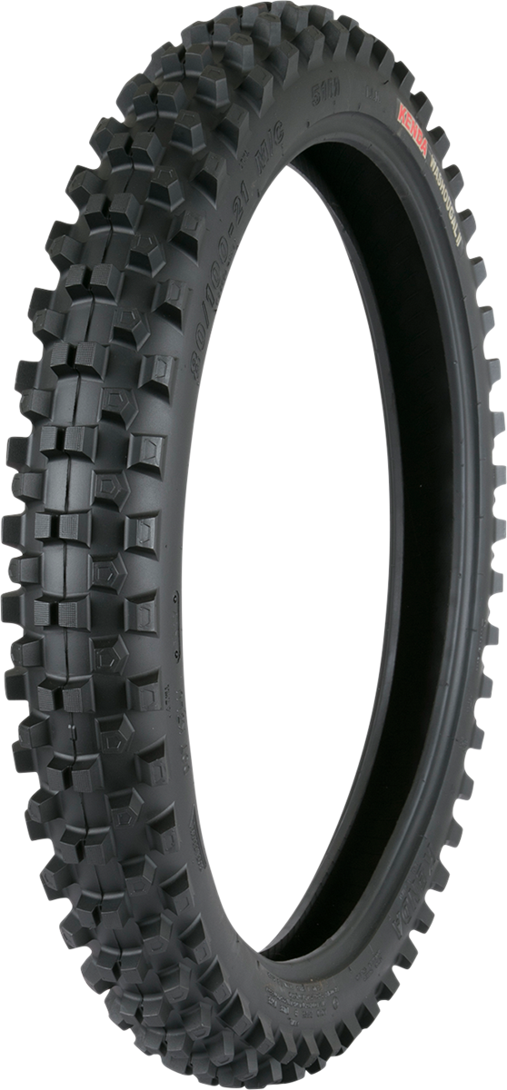 Kenda K775 Washougal II front motorcycle tire, 70/100-19, showing tread pattern and sidewall branding.