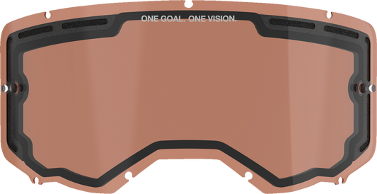 Alpinestars goggles with dual pane lens, featuring a sleek design and adjustable strap for snowboarding or skiing.