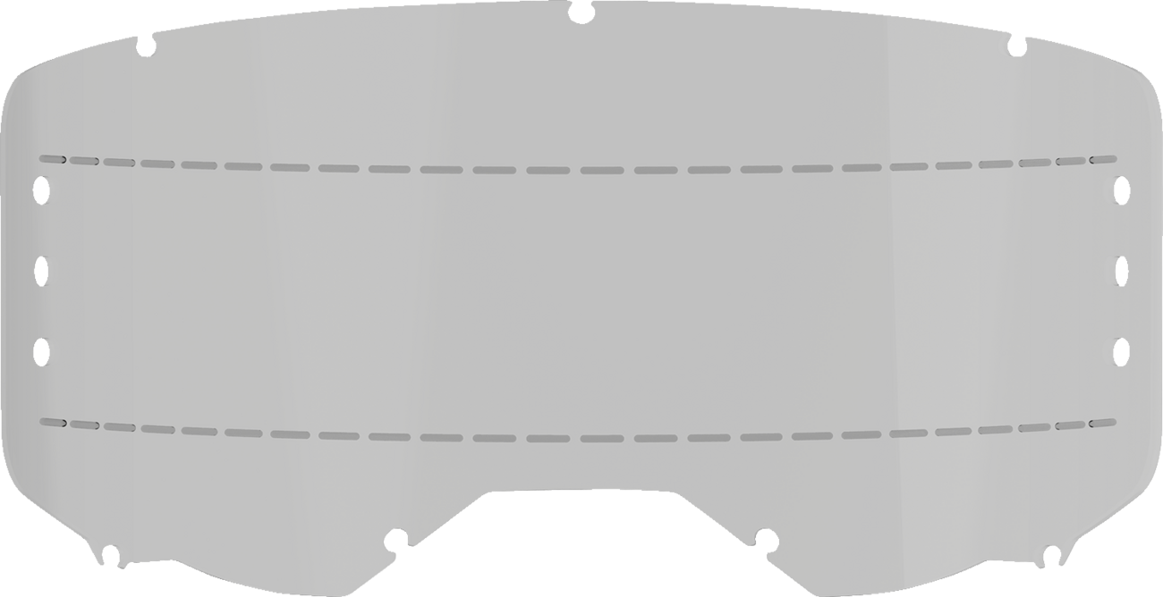 Alpinestars Goggles Vision 8, Vision 5, or Vision 3 lens in smoke tint, with adjustable strap and clear frame for motocross riding.