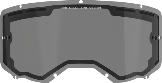 Alpinestars goggles Vision 8/Vision 5/Vision 3 with dual pane smoke lens, showing the sleek frame and tinted lenses.