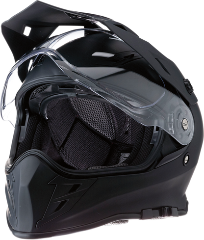 Z1R Z1R Range 2.0 helmet in solid flat black, XL size, showing the sleek helmet with matte finish and full face design.