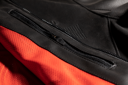 Black ICON Short Track™ Jacket in medium size, short-sleeve style, featuring sleek design and lightweight fabric.