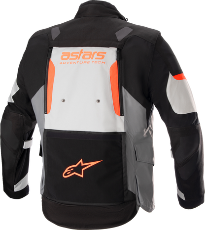 Alpinestars Halo Drystar® gray and black motorcycle jacket in Medium with visible zipper and protective design.