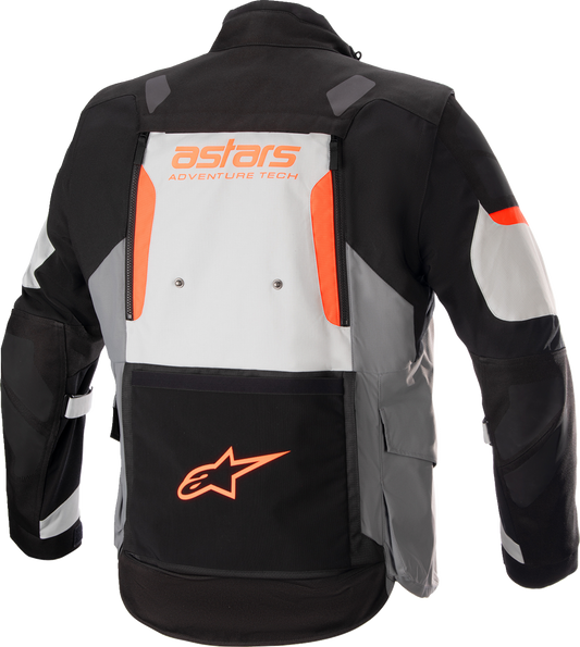 Alpinestars Halo Drystar® motorcycle jacket in gray and black, size XL, featuring protective design and durable material.
