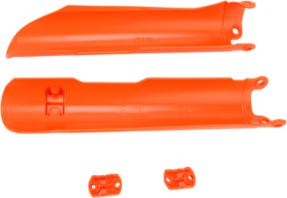 ACERBIS Lower Fork Covers for Inverted Forks - KTM Orange 2113740237 - Howling Moto