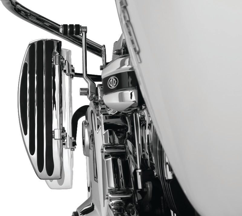 Kuryakyn, Kuryakyn Floorboard Relocator Brackets for Harley-Davidson Touring Models - Chrome Part #4609
