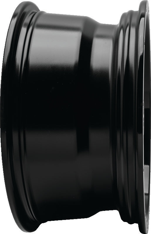 QuadBoss aluminum wheels with 14x7 size and barbwire design, suitable for off-road or utility vehicles.