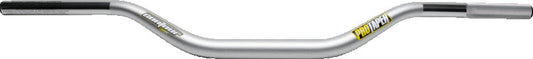ProTaper Contour Carmichael Handlebar in silver, lightweight mountain bike handlebar with ergonomic design and durable construction