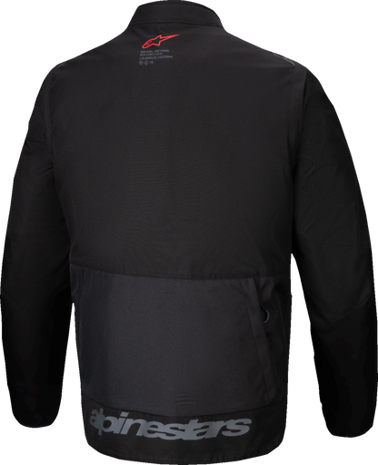 Alpinestars Pro-Dura jacket in black, size small, featuring durable fabric and protective design for motorcycle riding.