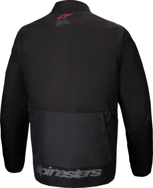 Alpinestars Pro-Dura jacket in black, size small, featuring durable fabric and protective design for motorcycle riding.