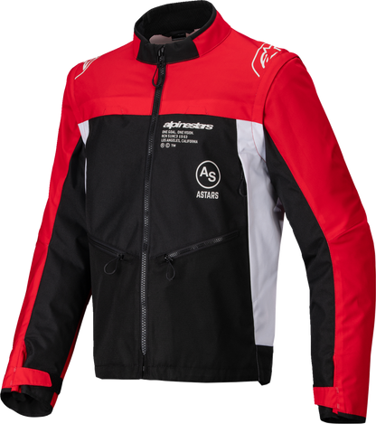 ALPINESTARS, Alpinestars Pro-Dura Jacket - Black/Red/White - Large (Part #3700125-1342-L)